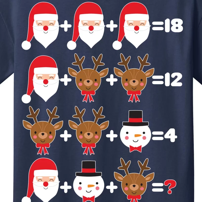 Christmas Math Quiz Kids T-Shirt