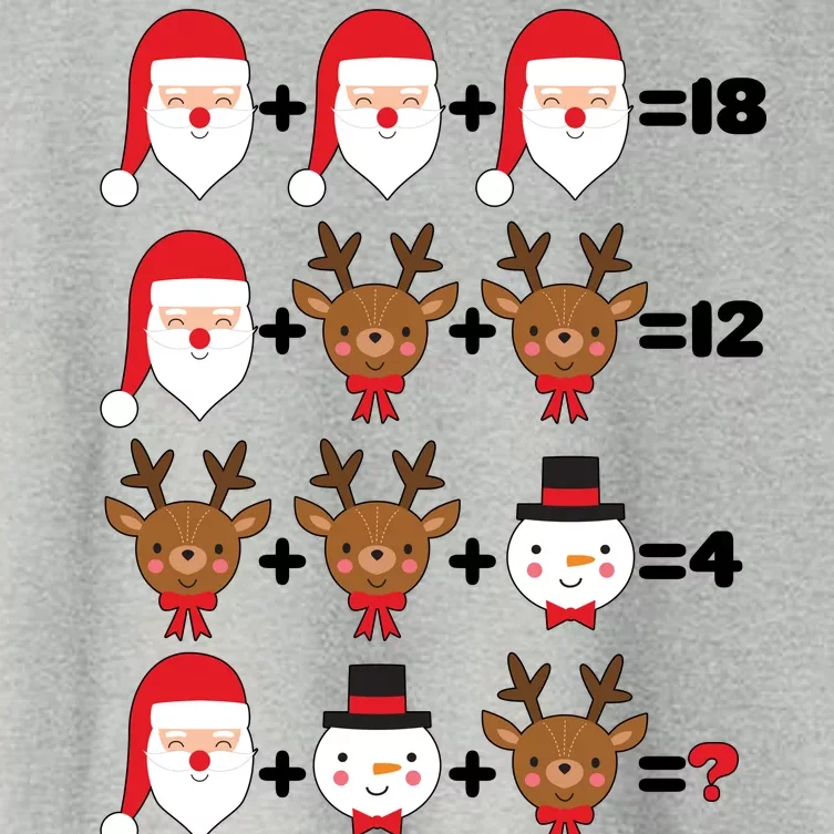 Christmas Math Quiz Women's Crop Top Tee