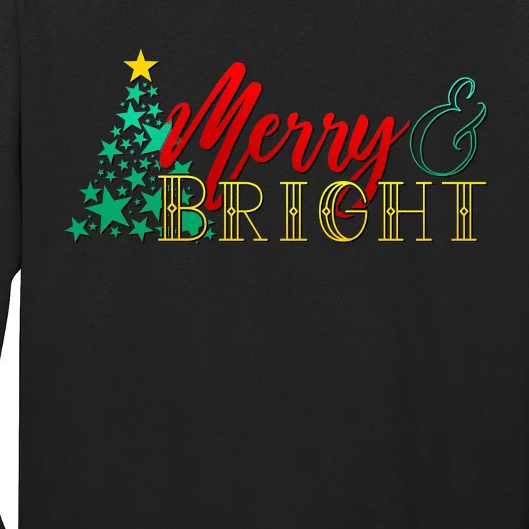 Christmas Merry & Bright Long Sleeve Shirt