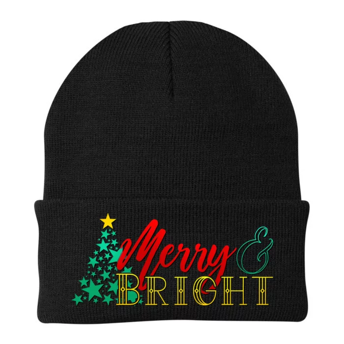 Christmas Merry & Bright Knit Cap Winter Beanie