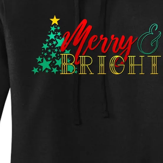 Christmas Merry & Bright Women's Pullover Hoodie