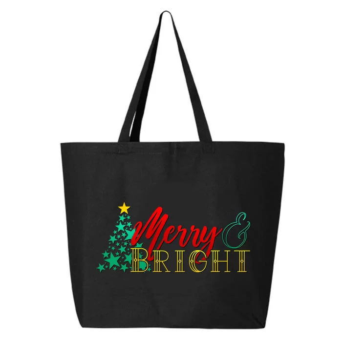 Christmas Merry & Bright 25L Jumbo Tote