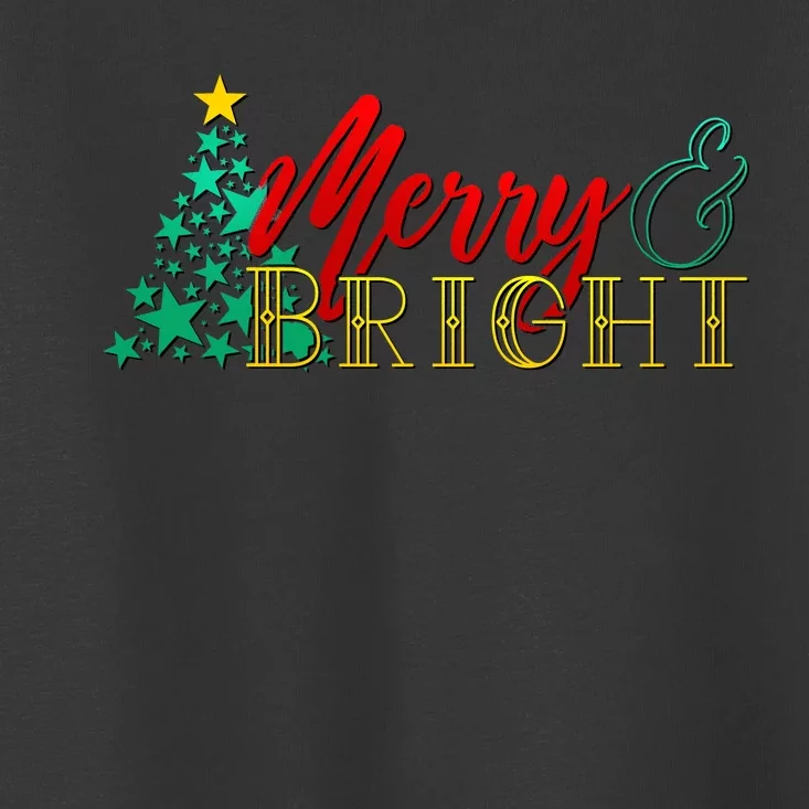 Christmas Merry & Bright Toddler T-Shirt