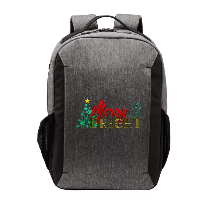 Christmas Merry & Bright Vector Backpack