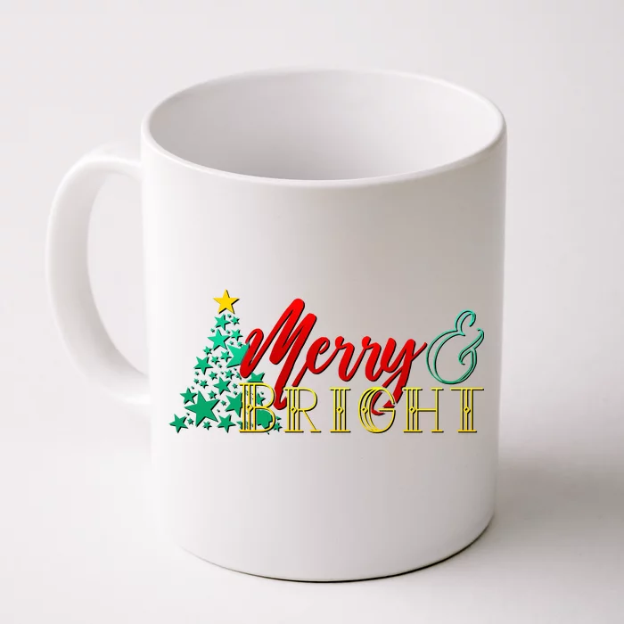 Christmas Merry & Bright Front & Back Coffee Mug