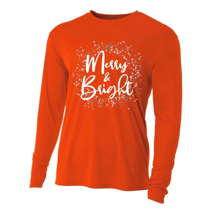 Christmas Merry and Bright Cooling Performance Long Sleeve Crew