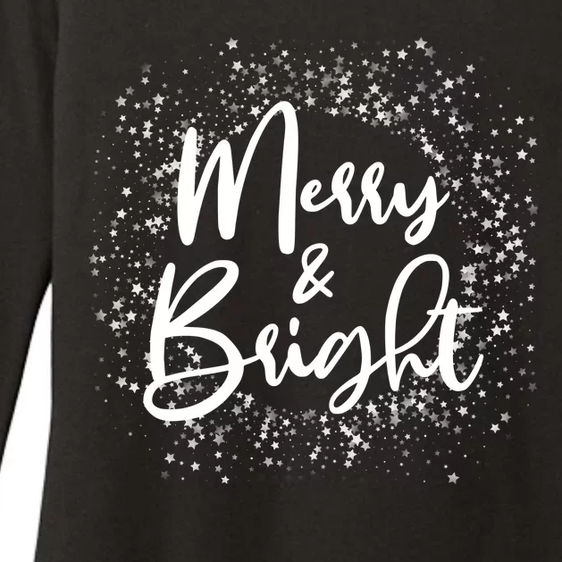 Christmas Merry and Bright Womens CVC Long Sleeve Shirt