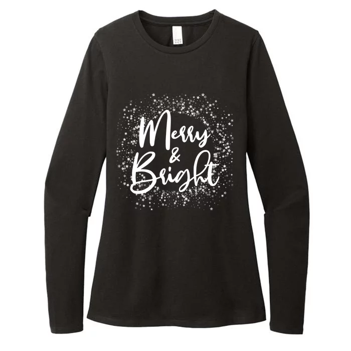 Christmas Merry and Bright Womens CVC Long Sleeve Shirt