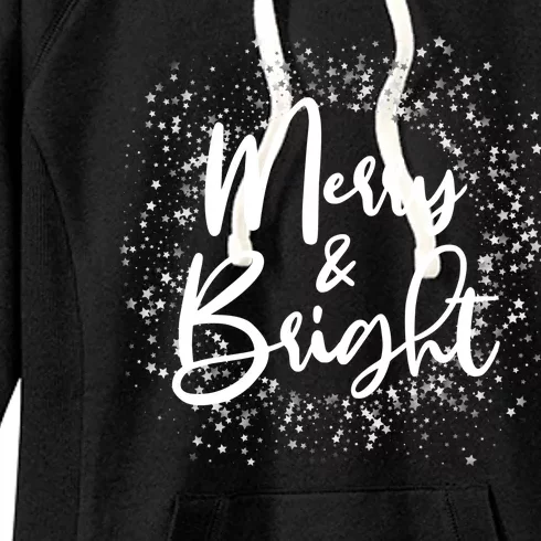 Christmas Merry and Bright Women's Fleece Hoodie