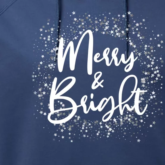 Christmas Merry and Bright Performance Fleece Hoodie