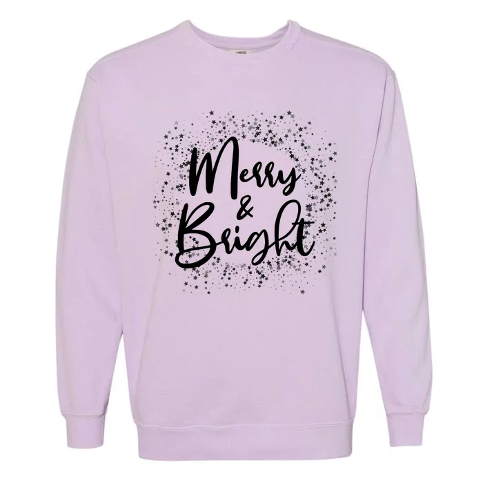 Christmas Merry and Bright Garment-Dyed Sweatshirt