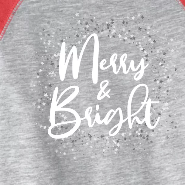 Christmas Merry and Bright Toddler Fine Jersey T-Shirt