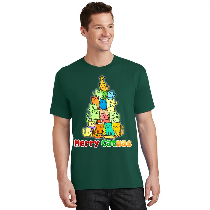 Christmas Merry Catmas Tree T-Shirt