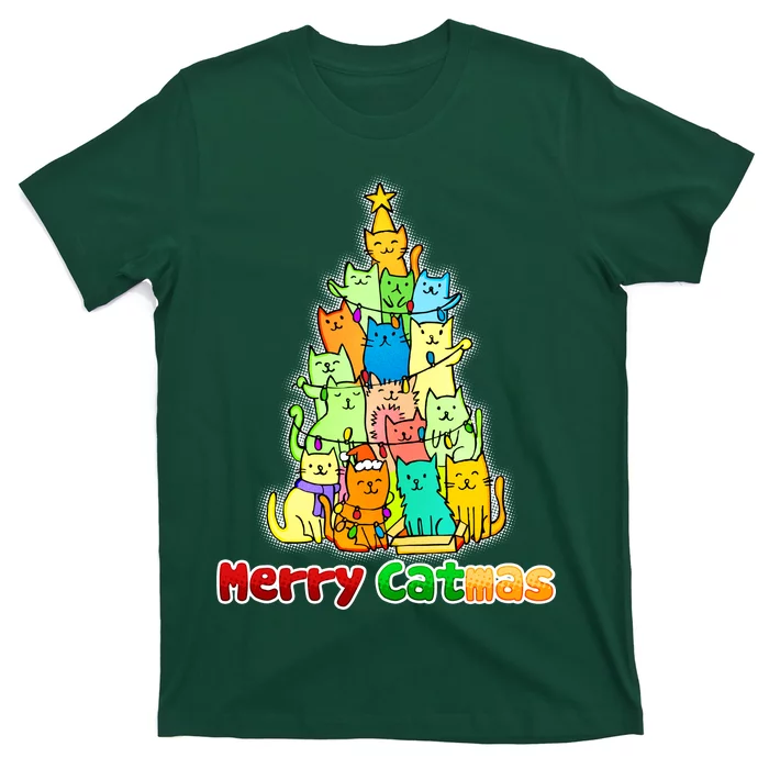 Christmas Merry Catmas Tree T-Shirt