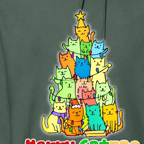 Christmas Merry Catmas Tree Premium Hoodie