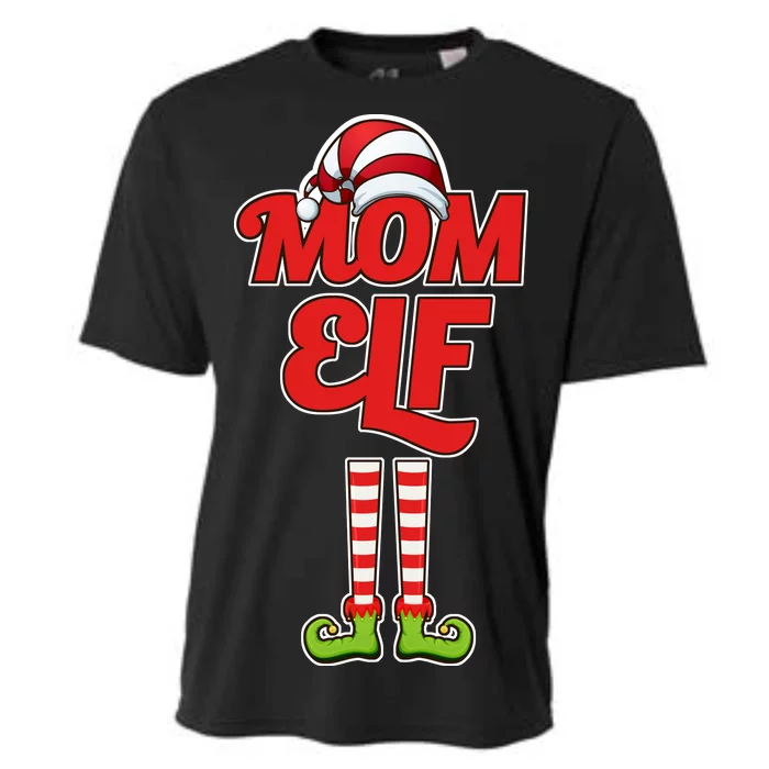 Christmas Mom Elf Cooling Performance Crew T-Shirt