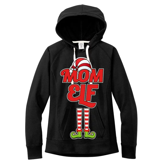 Christmas Mom Elf Women's Fleece Hoodie