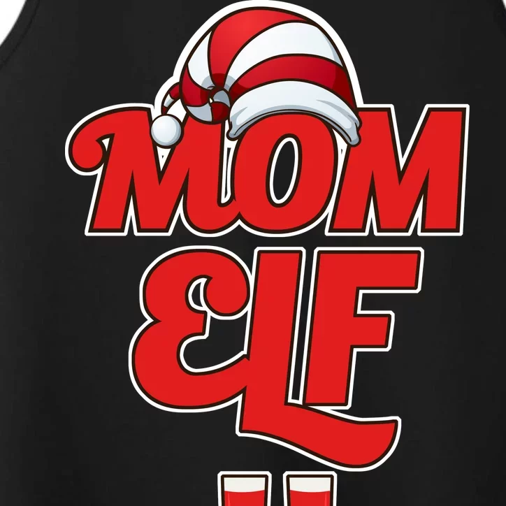 Christmas Mom Elf Performance Tank