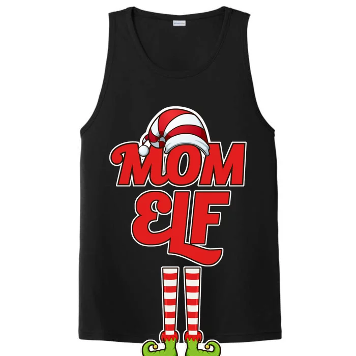 Christmas Mom Elf Performance Tank