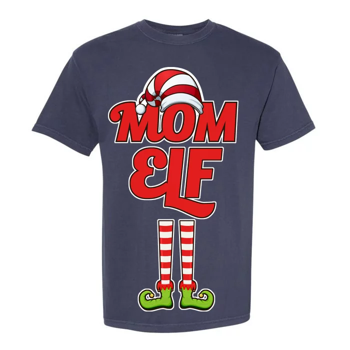 Christmas Mom Elf Garment-Dyed Heavyweight T-Shirt