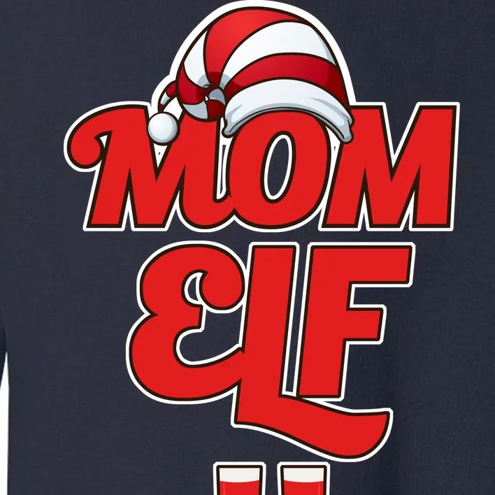 Christmas Mom Elf Toddler Sweatshirt