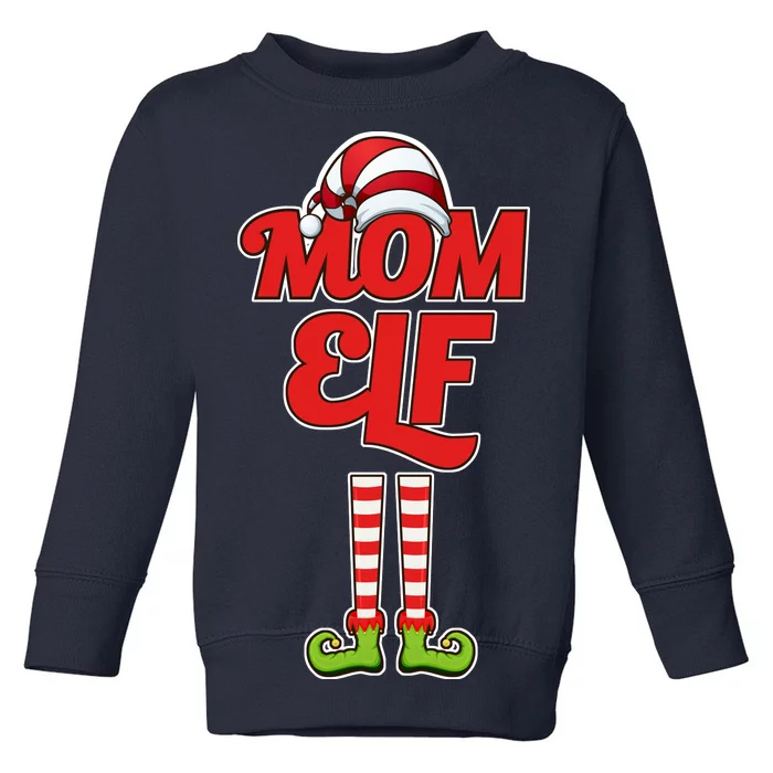 Christmas Mom Elf Toddler Sweatshirt