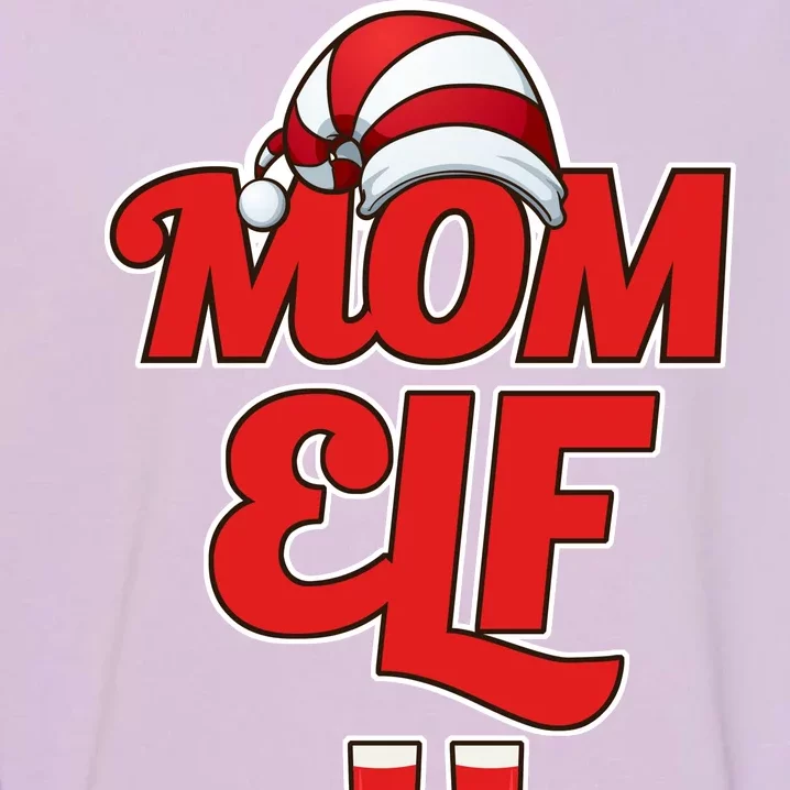 Christmas Mom Elf Garment-Dyed Sweatshirt