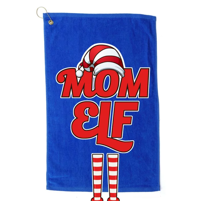 Christmas Mom Elf Platinum Collection Golf Towel