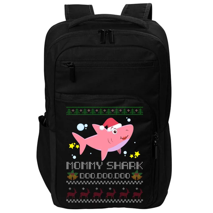 Christmas Mommy Shark Impact Tech Backpack