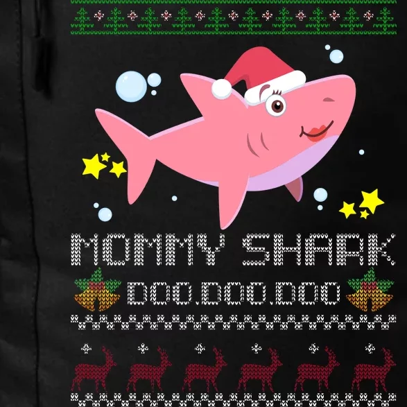 Christmas Mommy Shark Daily Commute Backpack