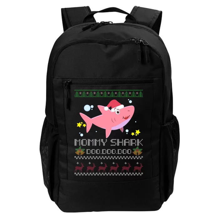 Christmas Mommy Shark Daily Commute Backpack