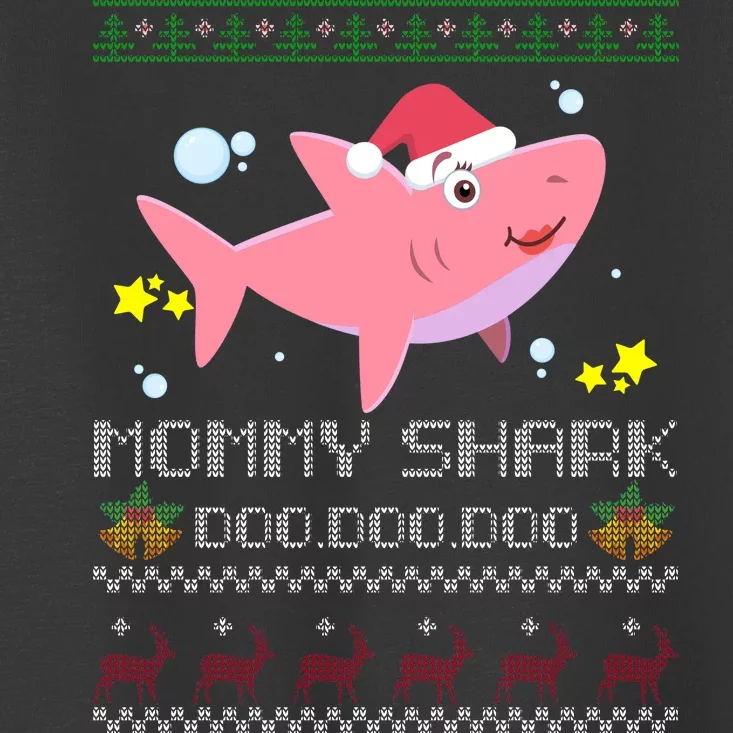 Christmas Mommy Shark Toddler T-Shirt