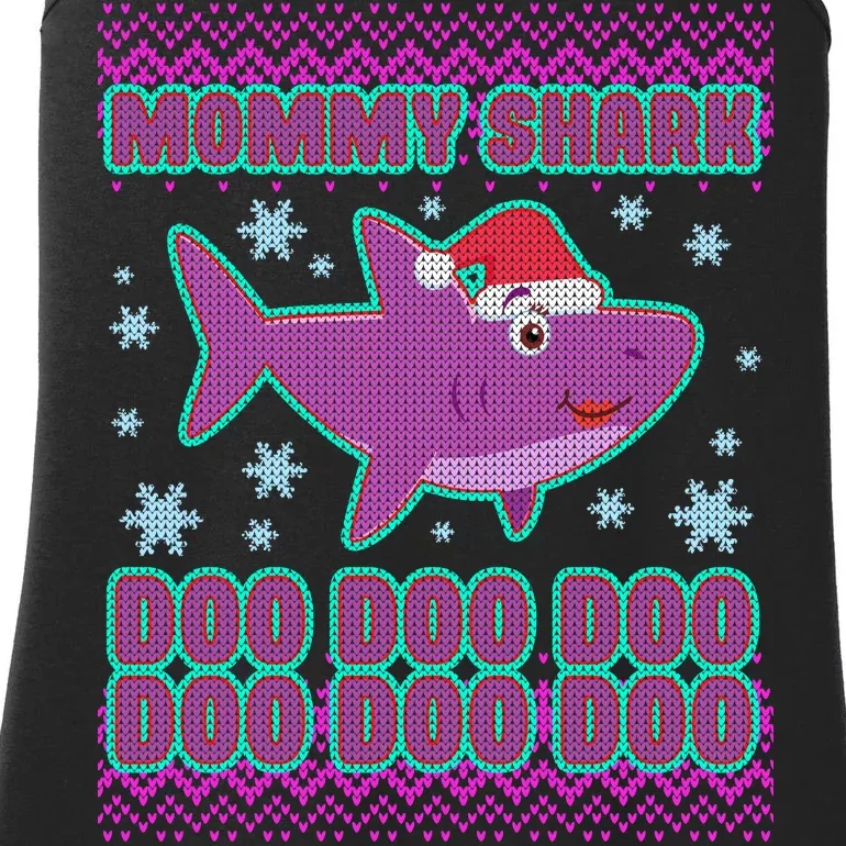 Christmas Mommy Shark Doo Doo Doo Ladies Essential Tank