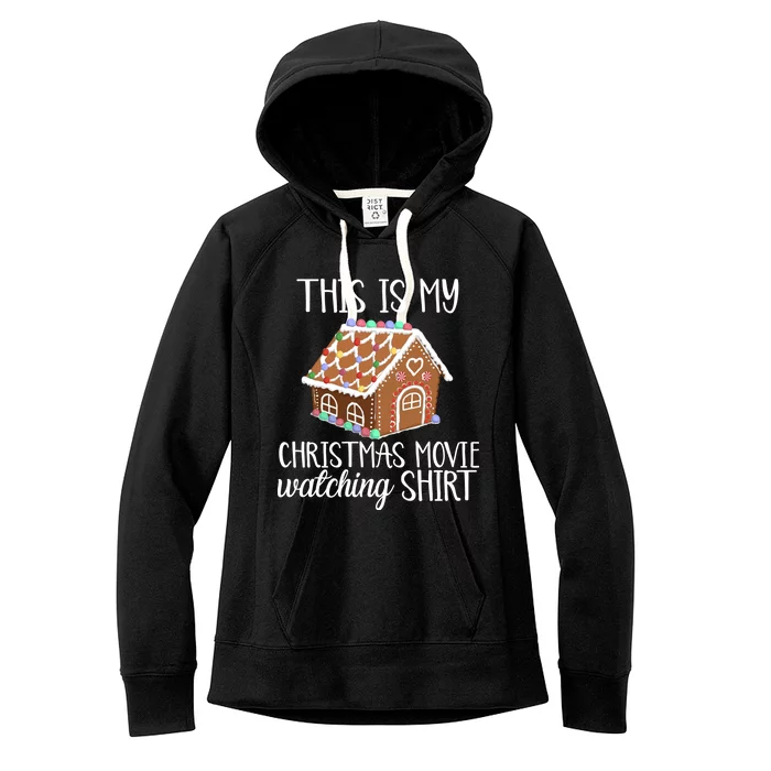 Christmas Movie Watching Women's Fleece Hoodie