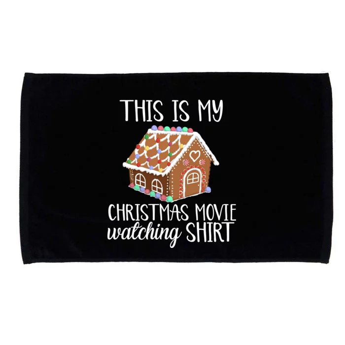 Christmas Movie Watching Microfiber Hand Towel