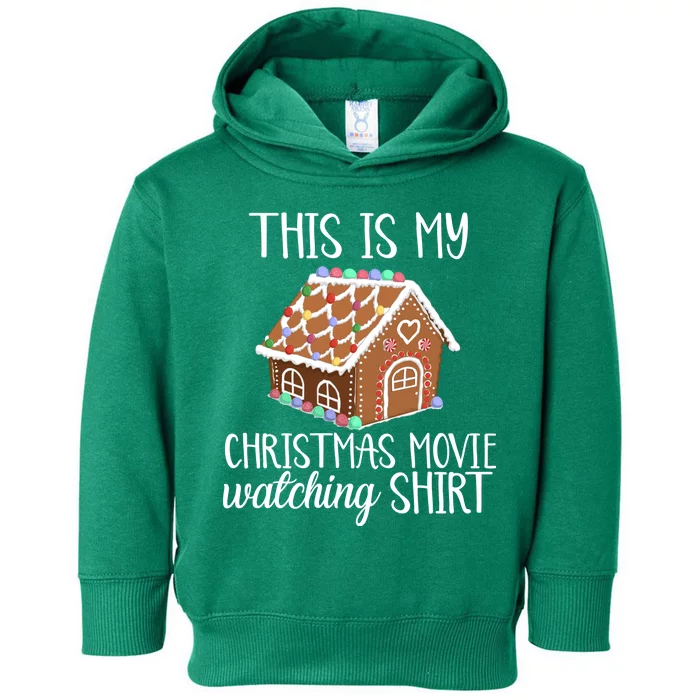 Christmas Movie Watching Toddler Hoodie