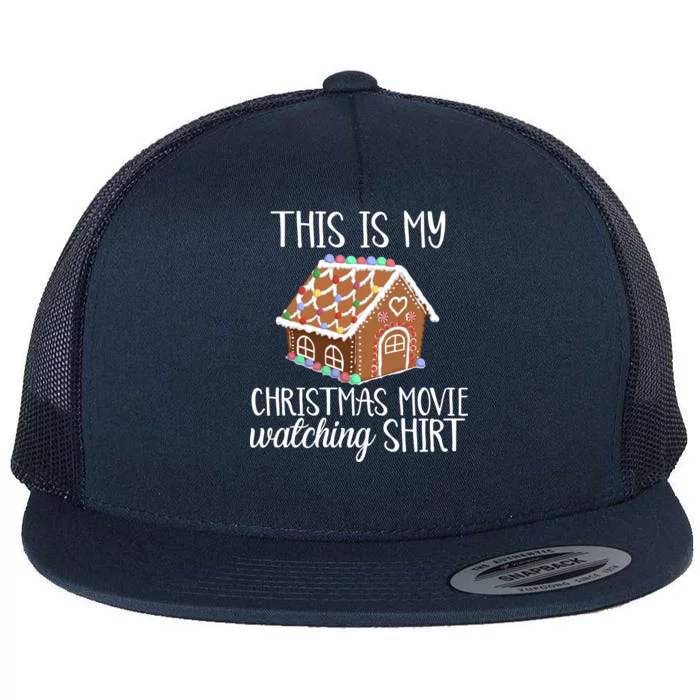 Christmas Movie Watching Flat Bill Trucker Hat