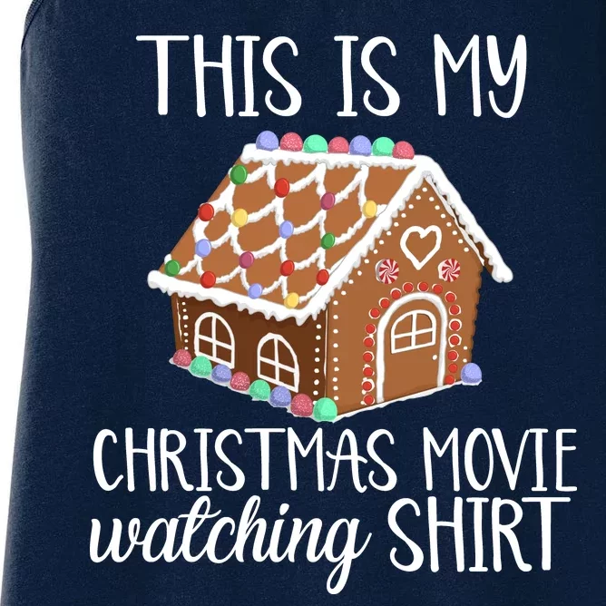 Christmas Movie Watching Women's Racerback Tank