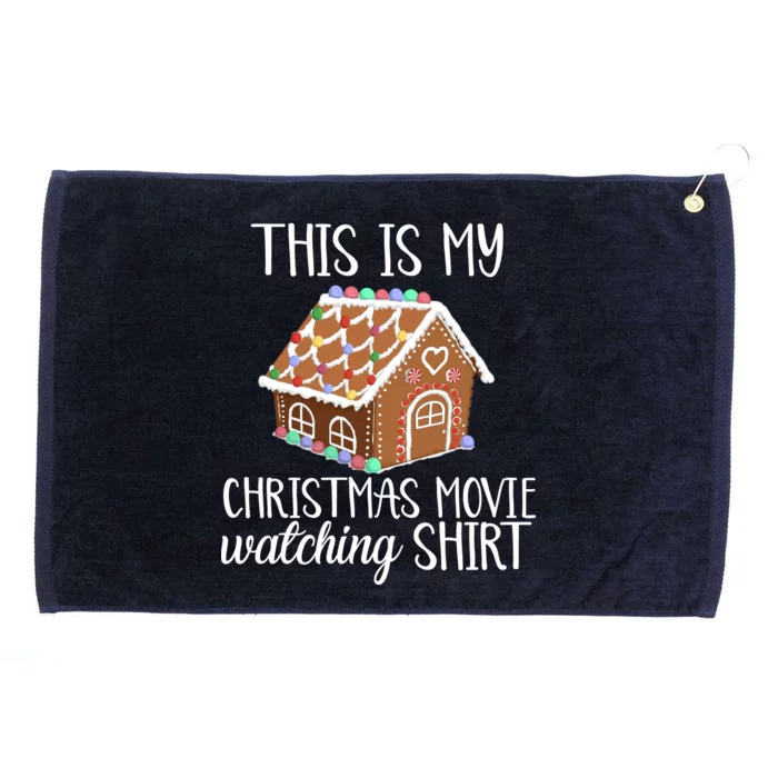 Christmas Movie Watching Grommeted Golf Towel