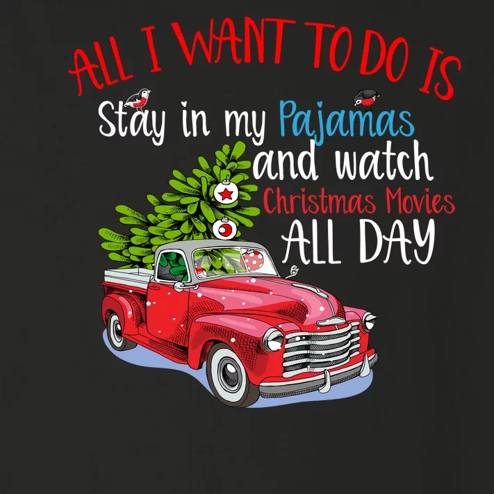 Christmas Movies And Pajamas Toddler Long Sleeve Shirt