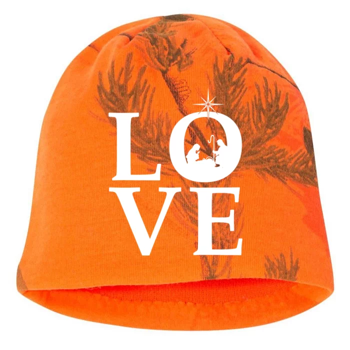 Christmas Nativity LOVE Kati - Camo Knit Beanie