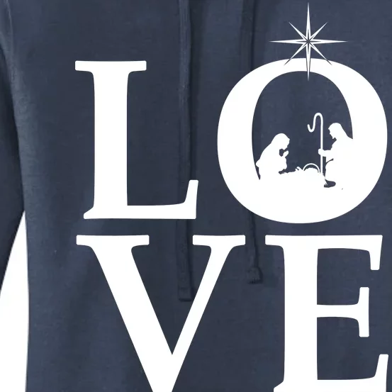 Christmas Nativity LOVE Women's Pullover Hoodie