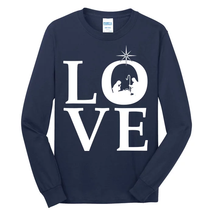 Christmas Nativity LOVE Tall Long Sleeve T-Shirt