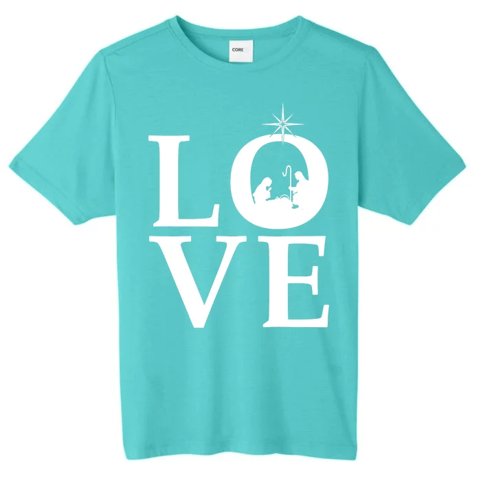 Christmas Nativity LOVE ChromaSoft Performance T-Shirt