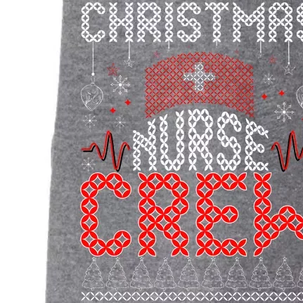 Christmas Nurse Crew Ugly Christmas Sweater RN Doggie 3-End Fleece Hoodie