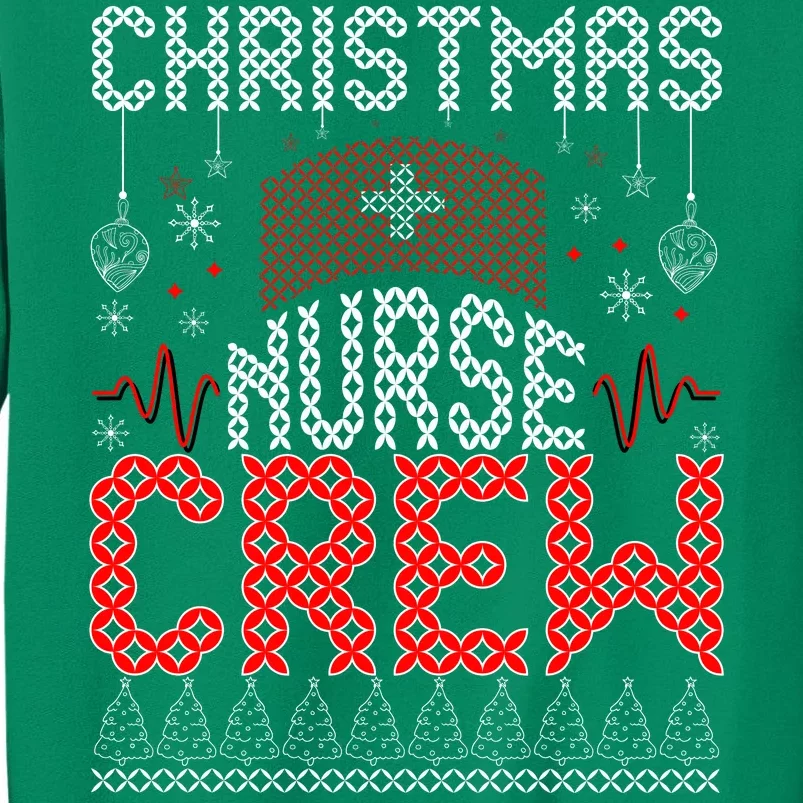 Christmas Nurse Crew Ugly Christmas Sweater RN Sweatshirt