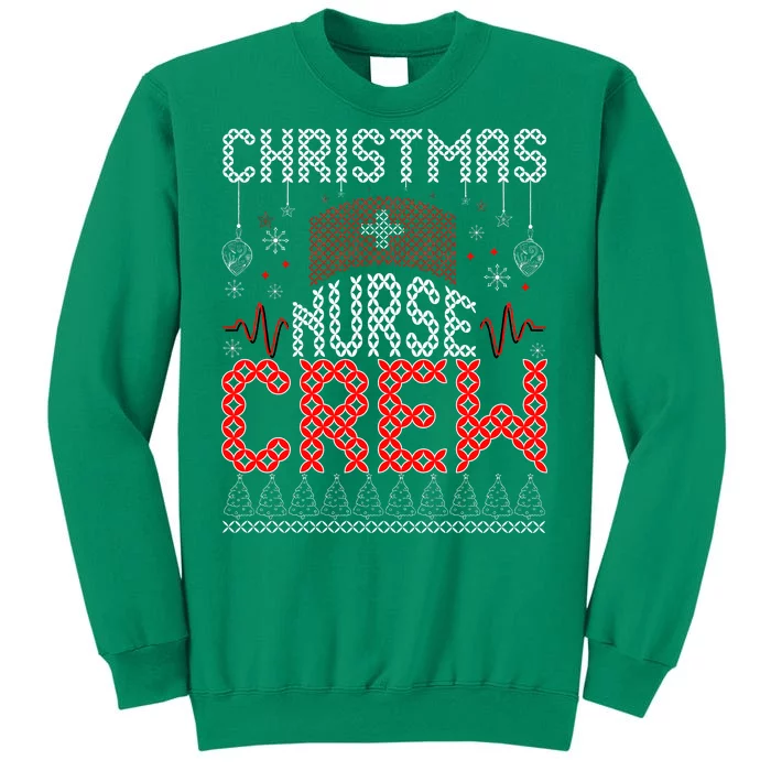 Christmas Nurse Crew Ugly Christmas Sweater RN Sweatshirt