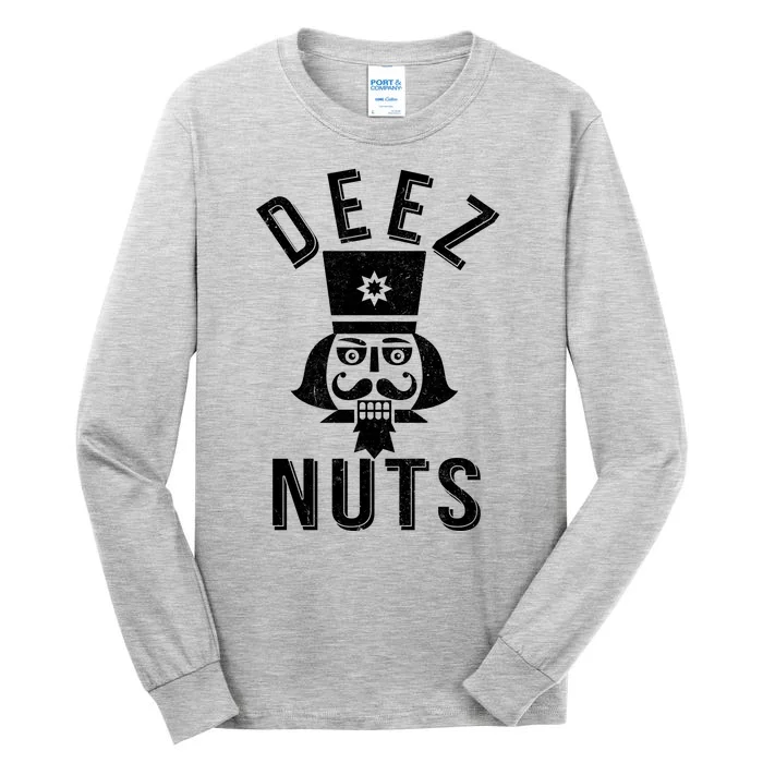 Christmas Nutcracker Deez Nuts Tall Long Sleeve T-Shirt