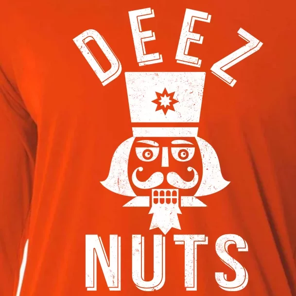 Christmas Nutcracker Deez Nuts Cooling Performance Long Sleeve Crew