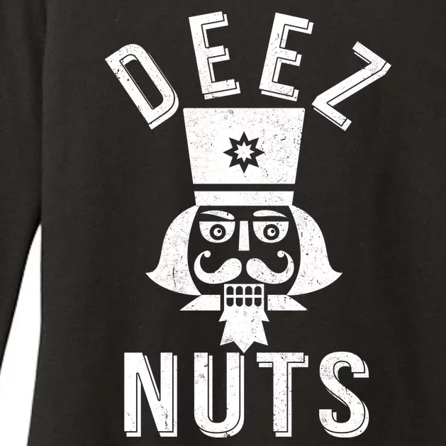 Christmas Nutcracker Deez Nuts Womens CVC Long Sleeve Shirt